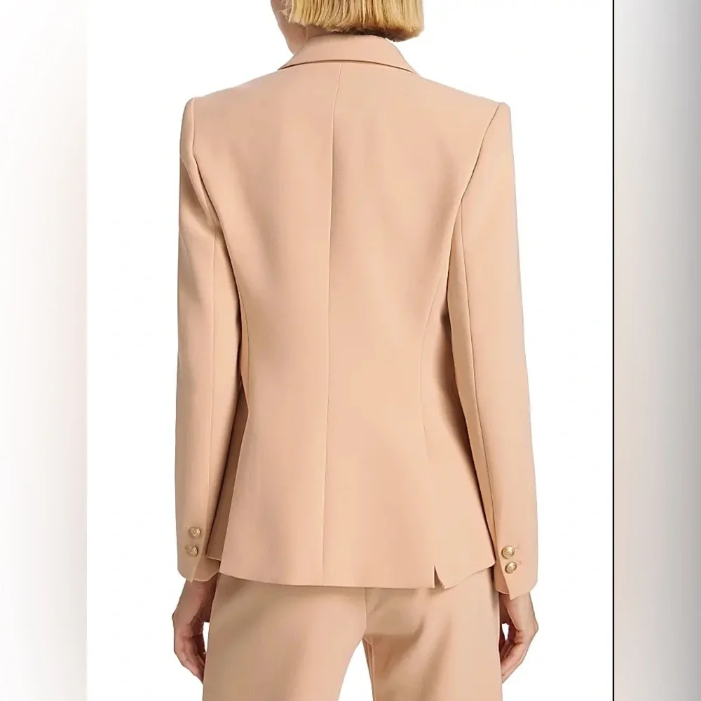 NWT $675 L'AGENCE Chamberlain Blazer in Toasted Almond